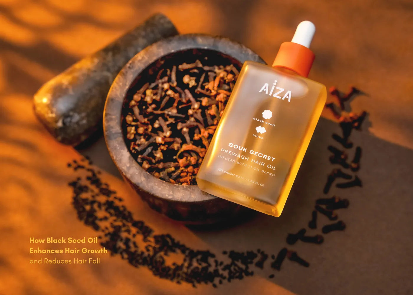 Black Seed for Hair Growth & Hair Fall Control - Aiza