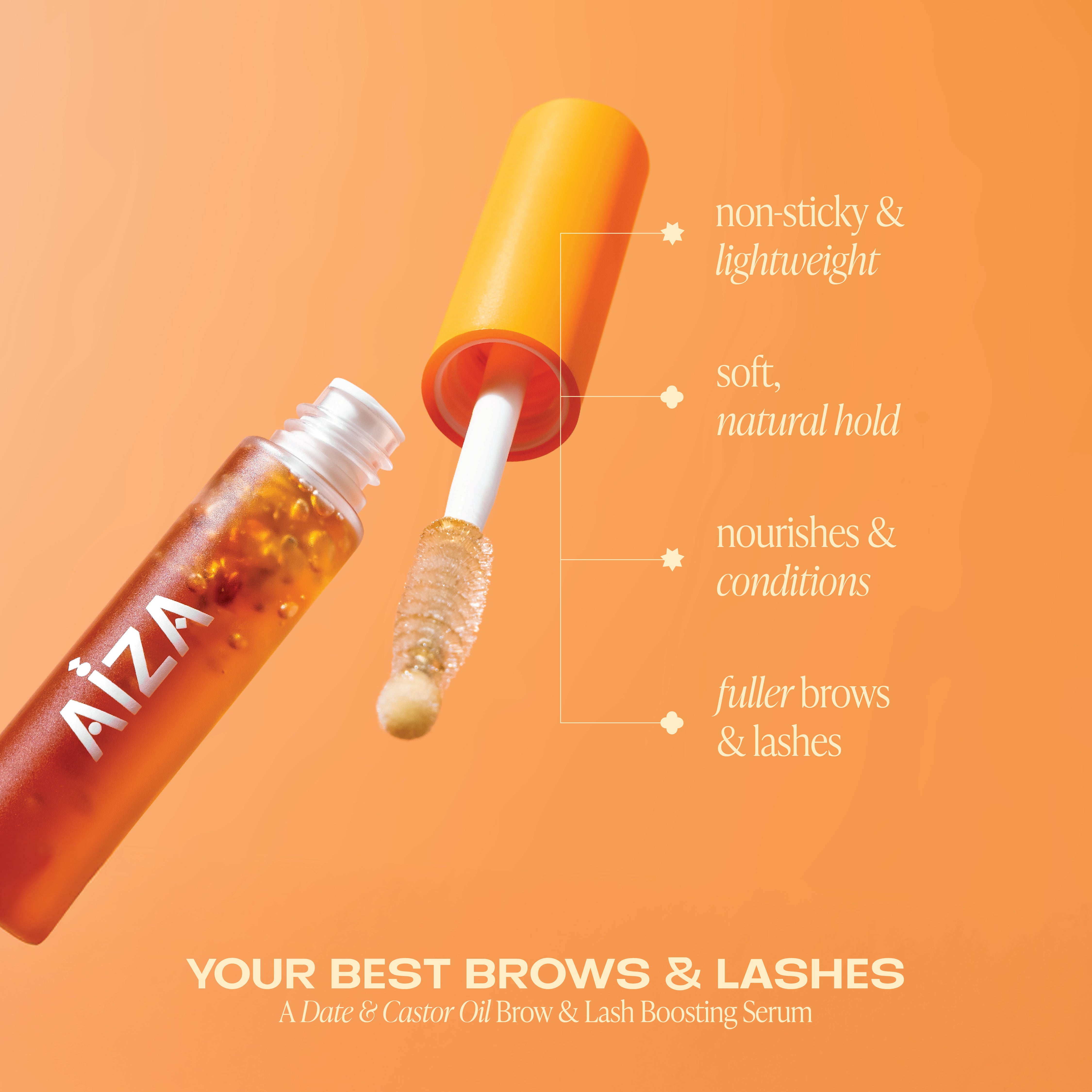 Date Setter Boosting Serum for Strengthening Lashes and Brows – AÏZA